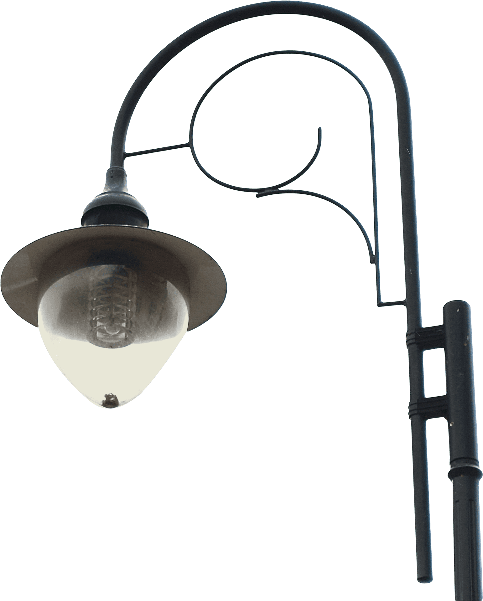 Street Lamp Isolatedon Blue Background PNG