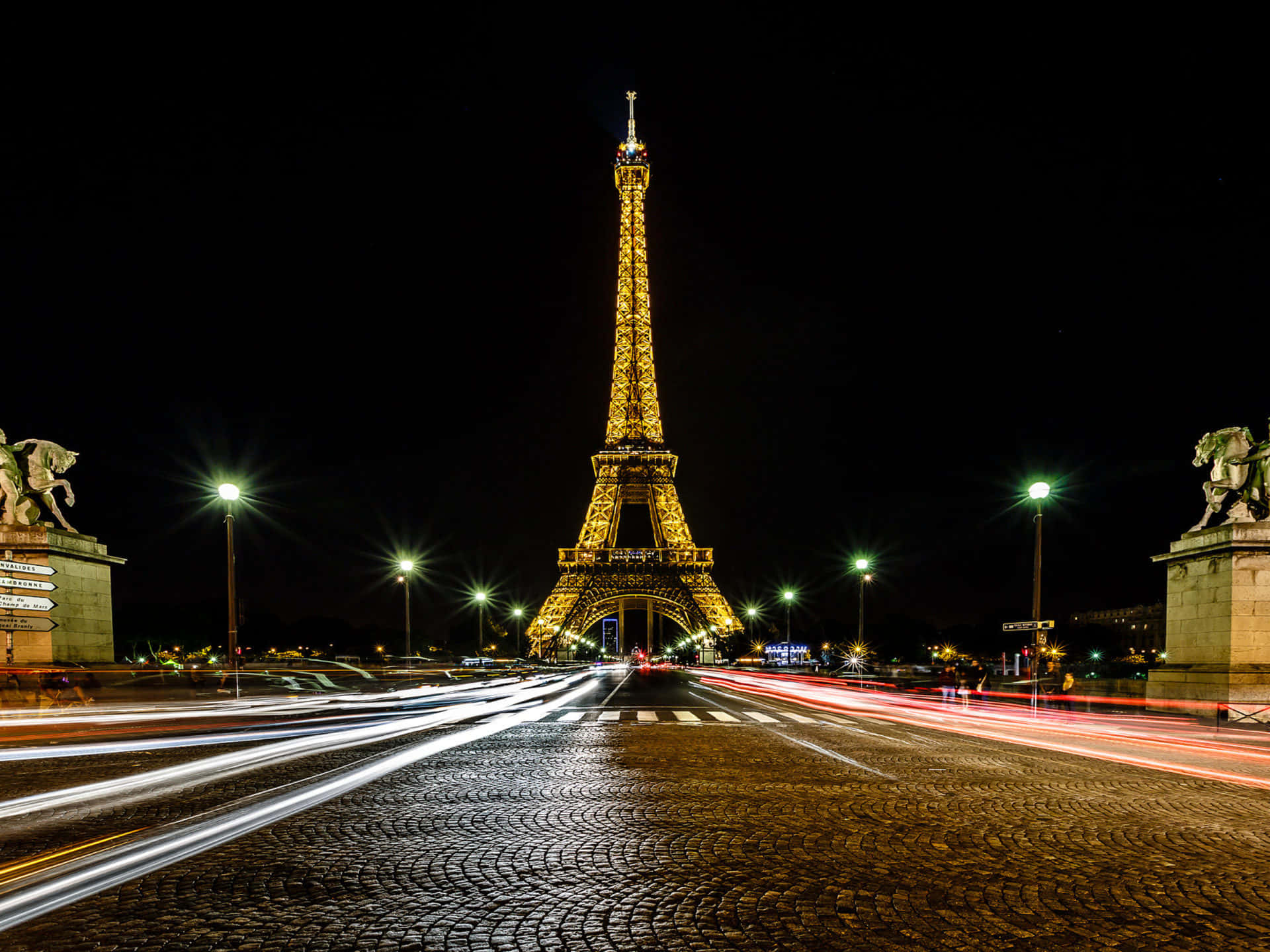 Farolade La Calle Eiffel Fondo de pantalla