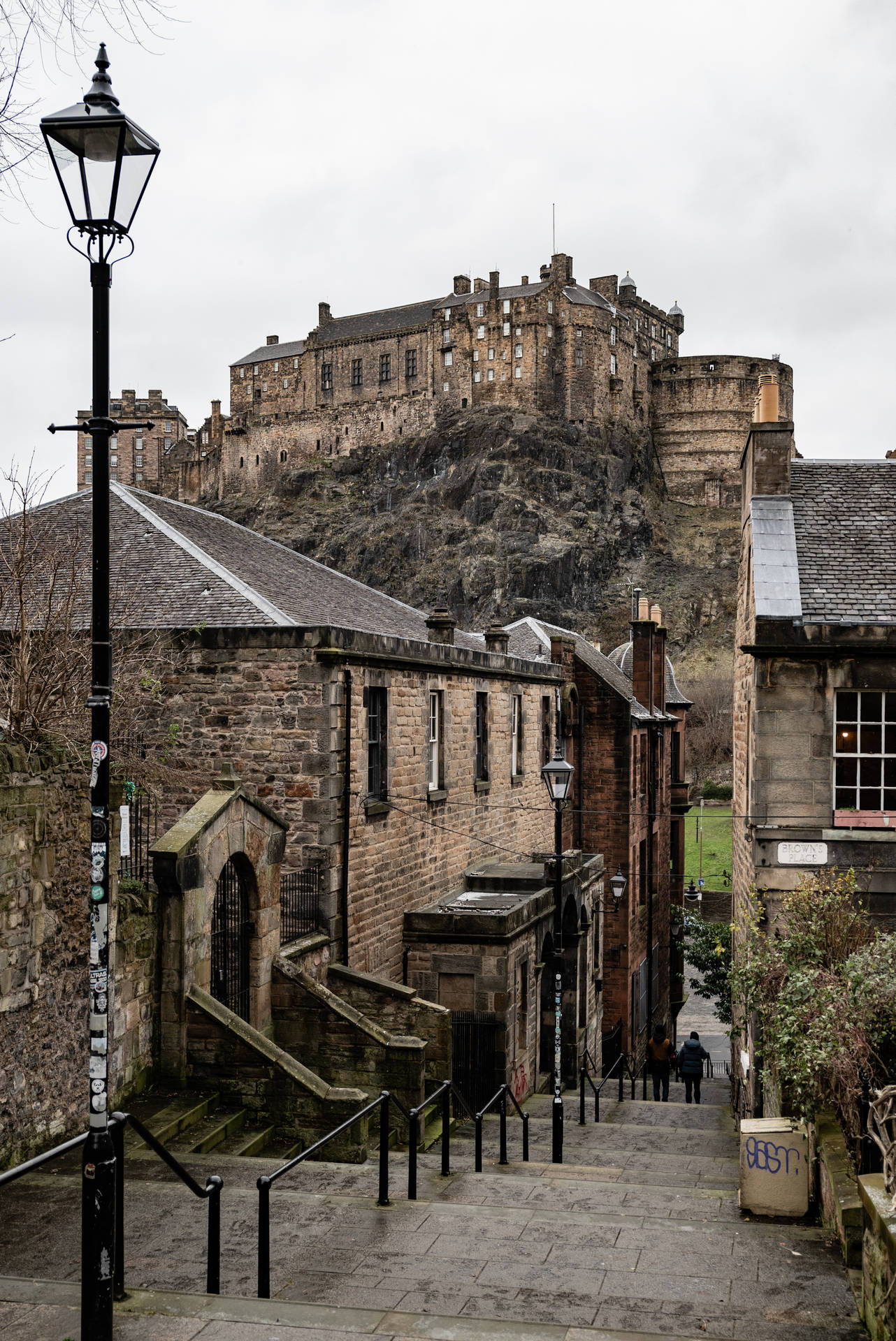 Callecerca Del Castillo De Edimburgo Fondo de pantalla