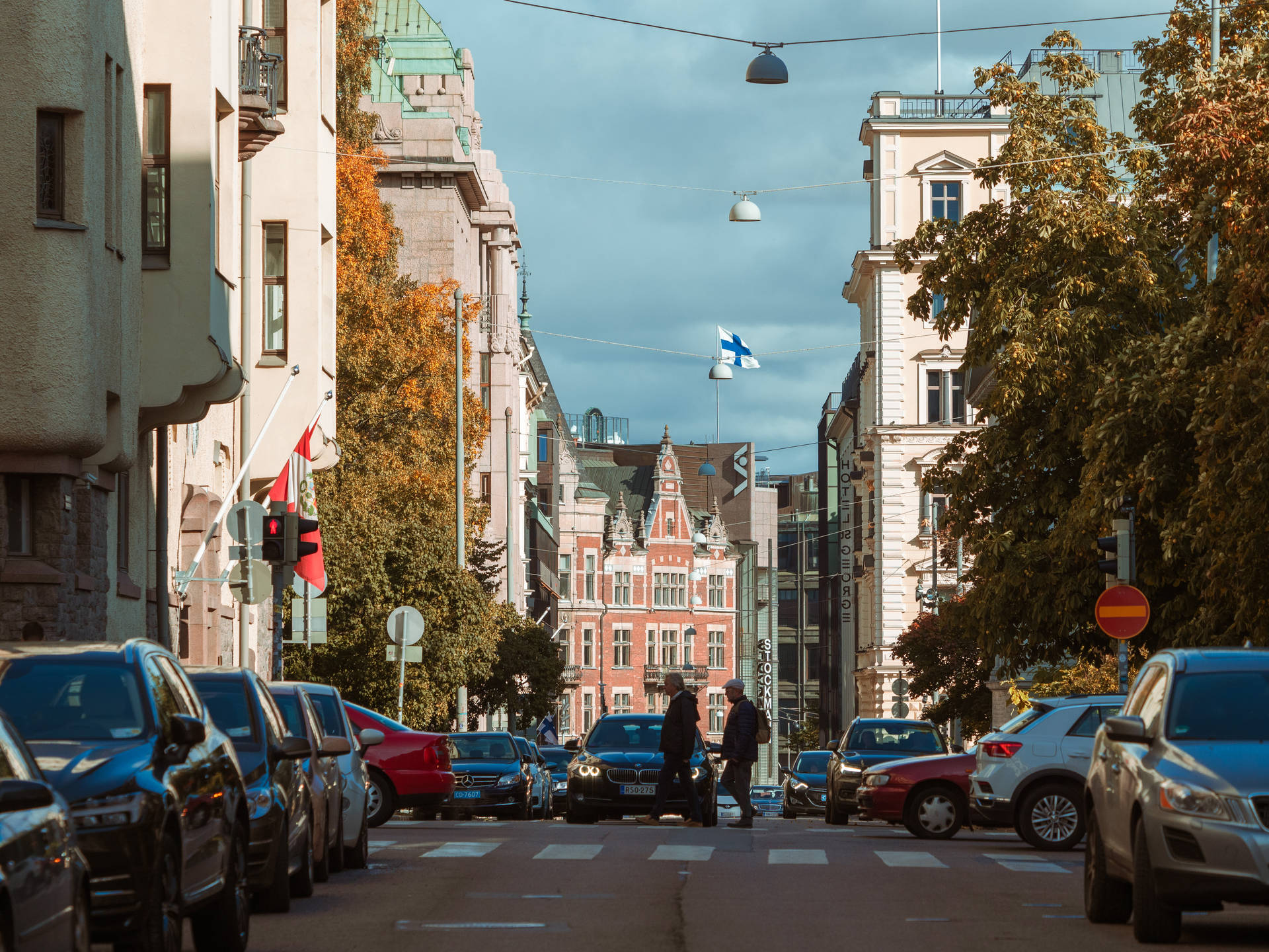 Street View Of Helsinki Finland