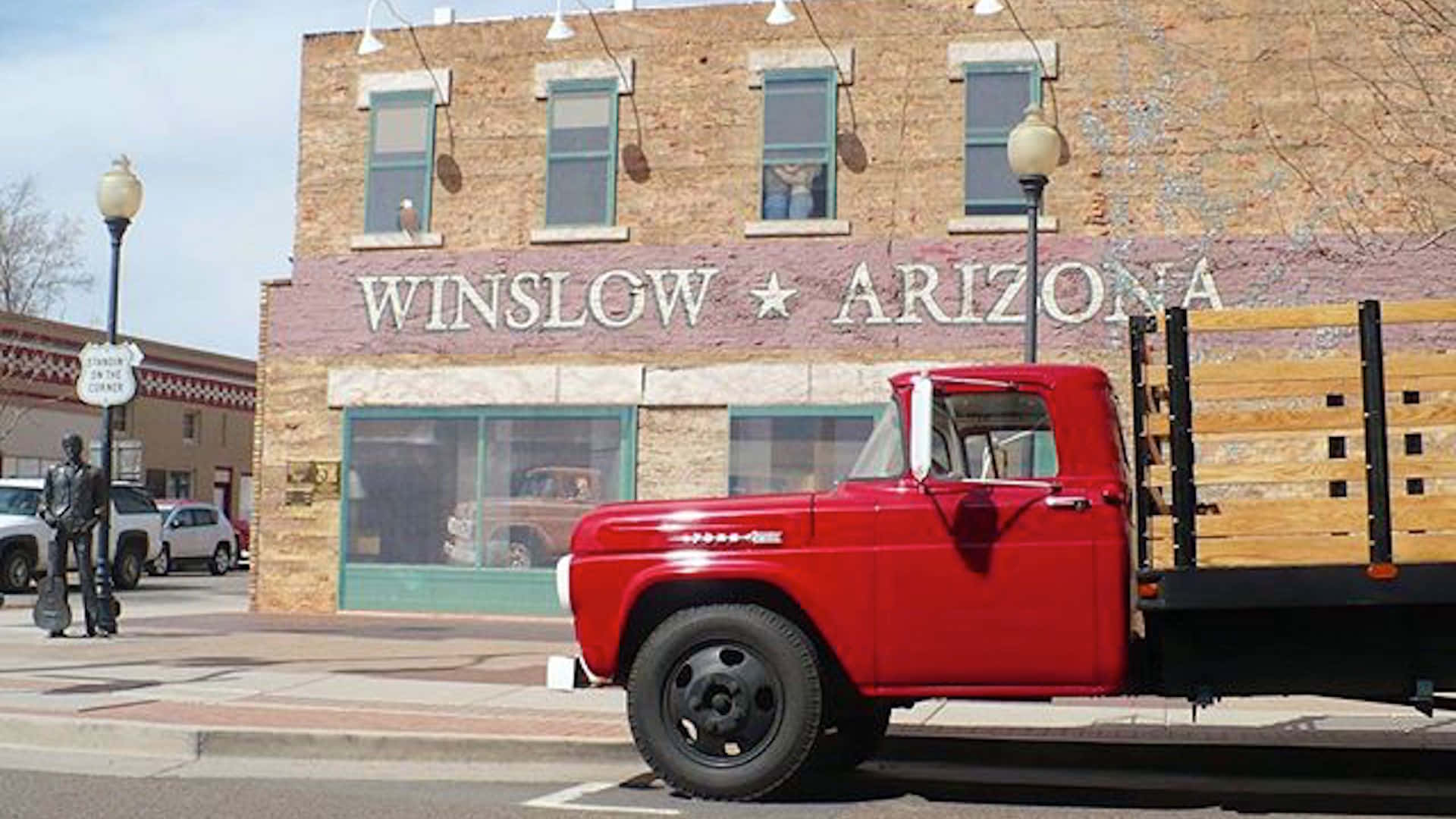 Streetview Winslow Arizona Fantastico Sfondo
