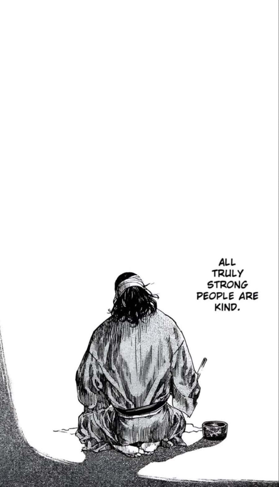 Strengthand Kindness Vagabond Manga Wallpaper