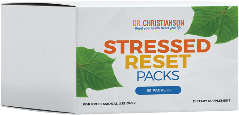 Stressed Reset Packs Dietary Supplement PNG