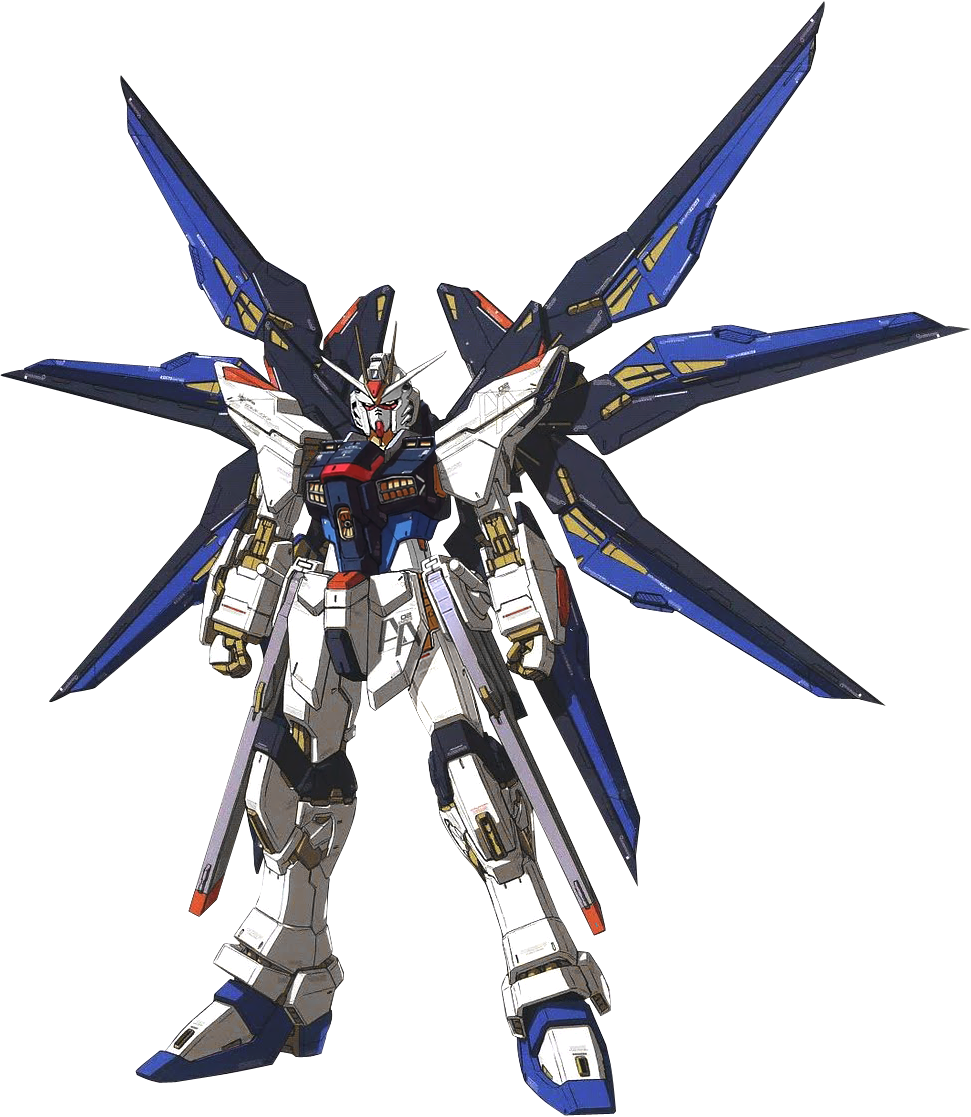 Strike Freedom Gundam Artwork PNG