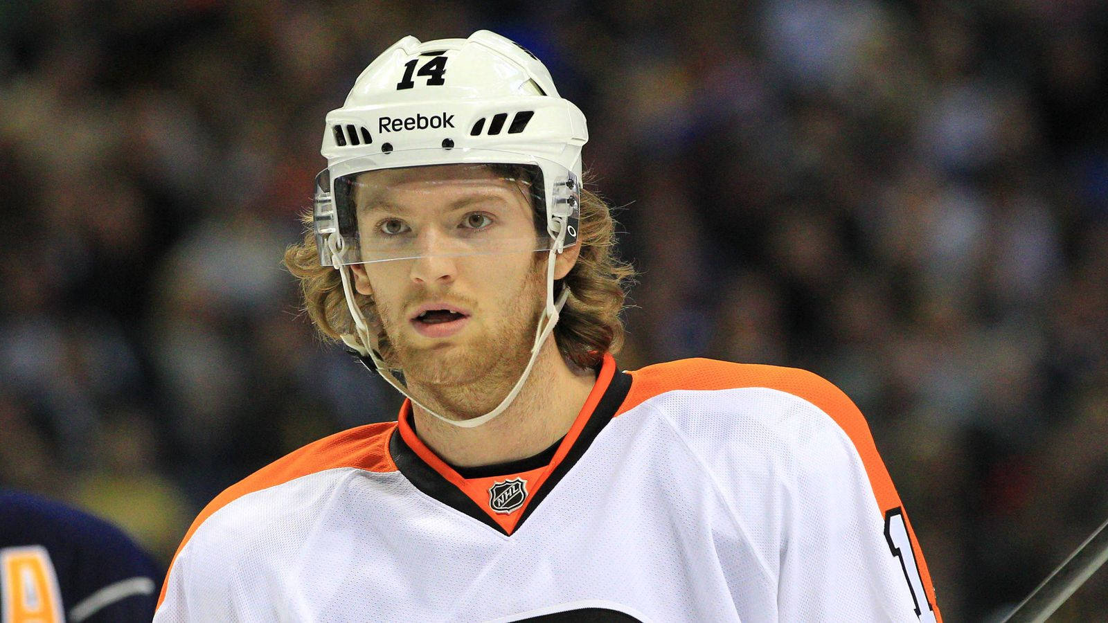 Striking Close Up Of Sean Couturier Wallpaper