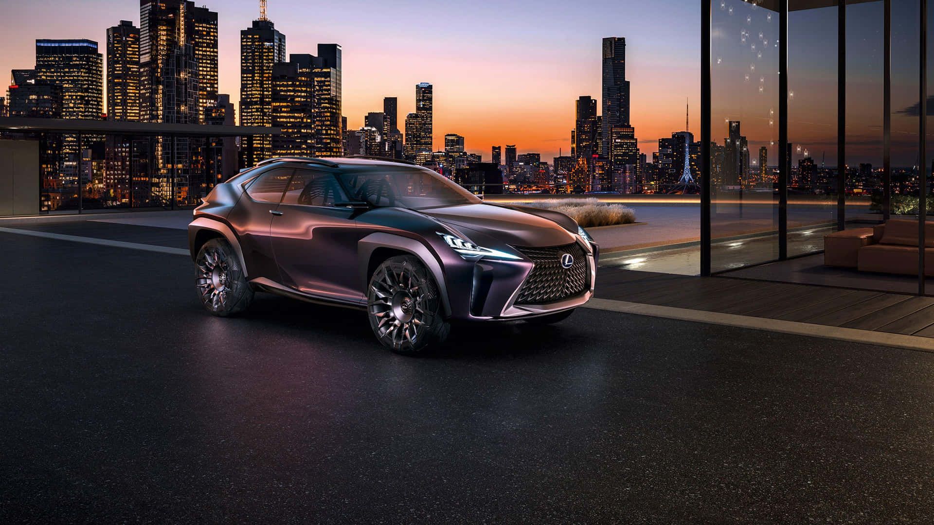 Striking Elegance Of The Lexus Ux Wallpaper