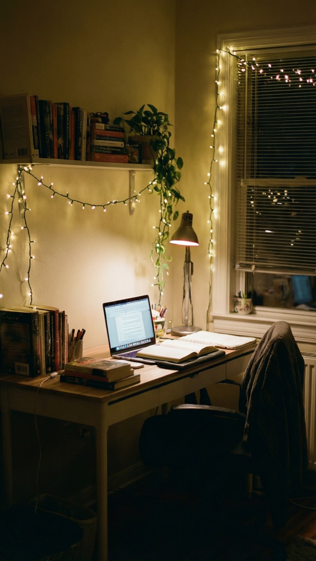 String Light Study Corner Fondos de pantalla