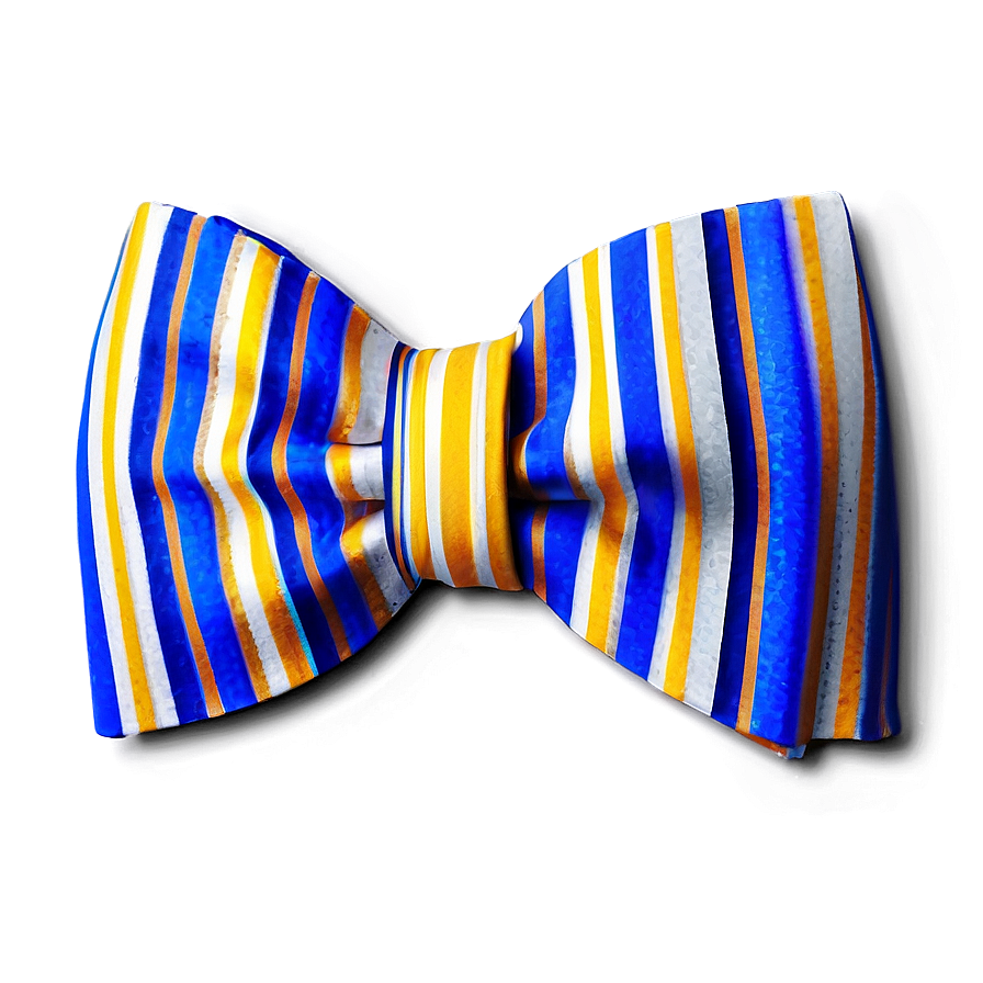 Striped Bow Tie Design Png Xuv33 PNG