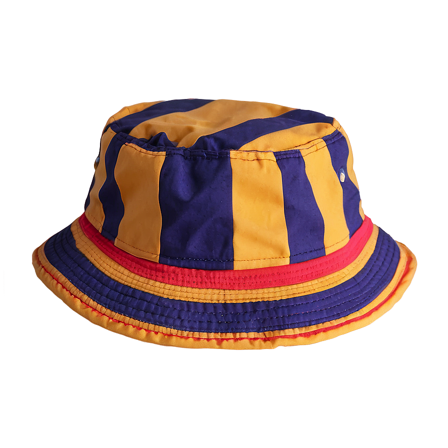 Download Striped Bucket Hat Png Xkb | Wallpapers.com