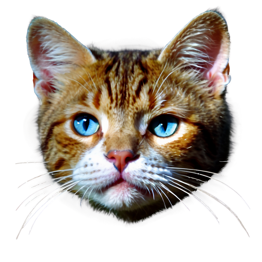 Striped Cat Face Png 68 PNG