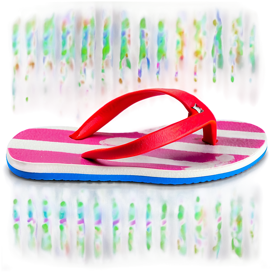 Striped Flip Flop Collection Png Jsh83 PNG