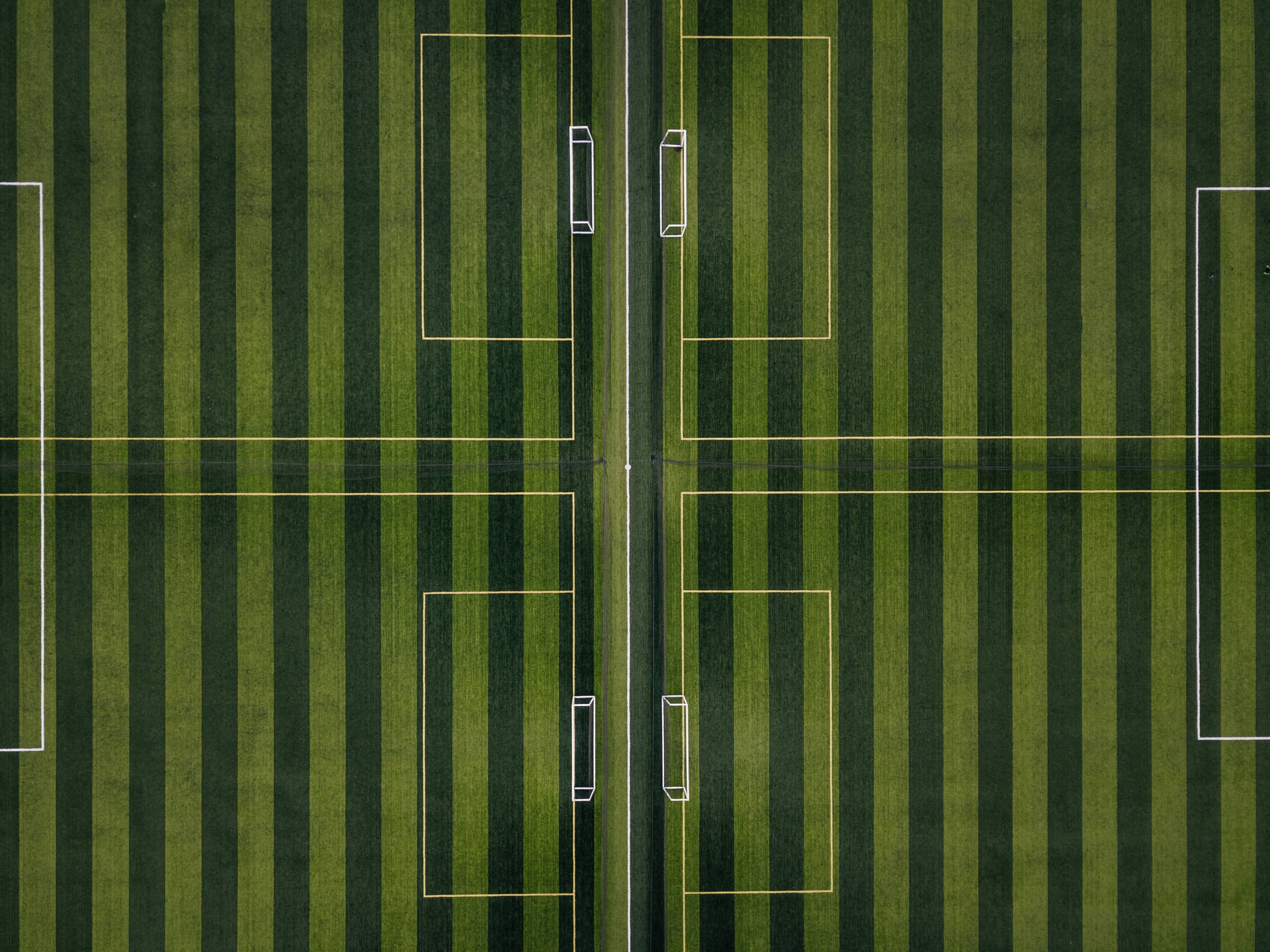 Striped Football Field