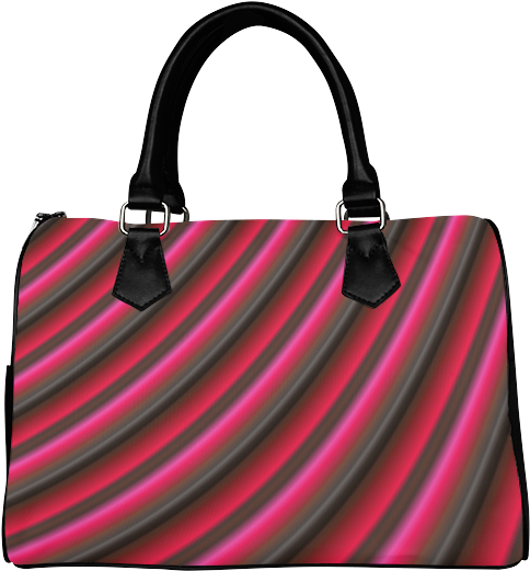Striped Handbag Design PNG