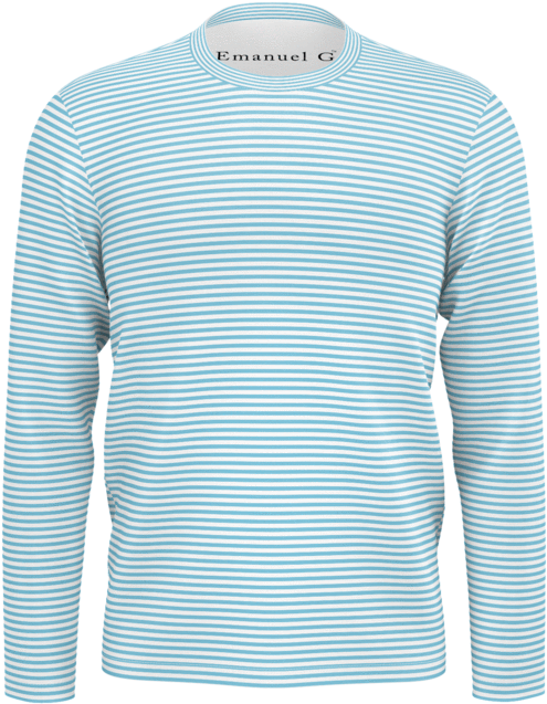 Striped Long Sleeve Shirt Mockup PNG