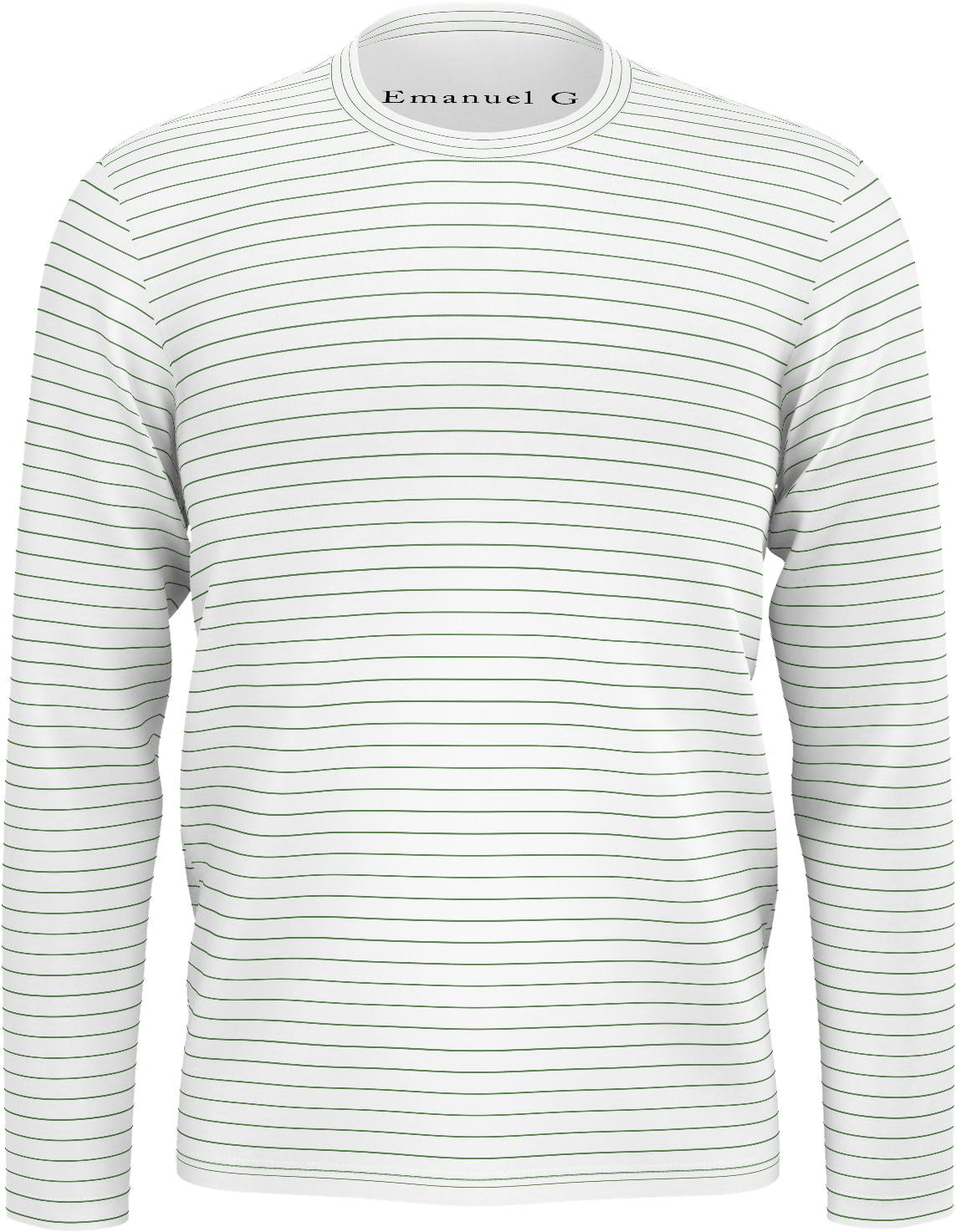 Striped Long Sleeve Shirt Mockup PNG