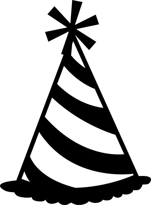 Striped Party Hat Icon PNG