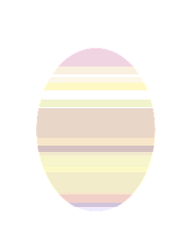 Striped Pastel Eggon Black Background PNG