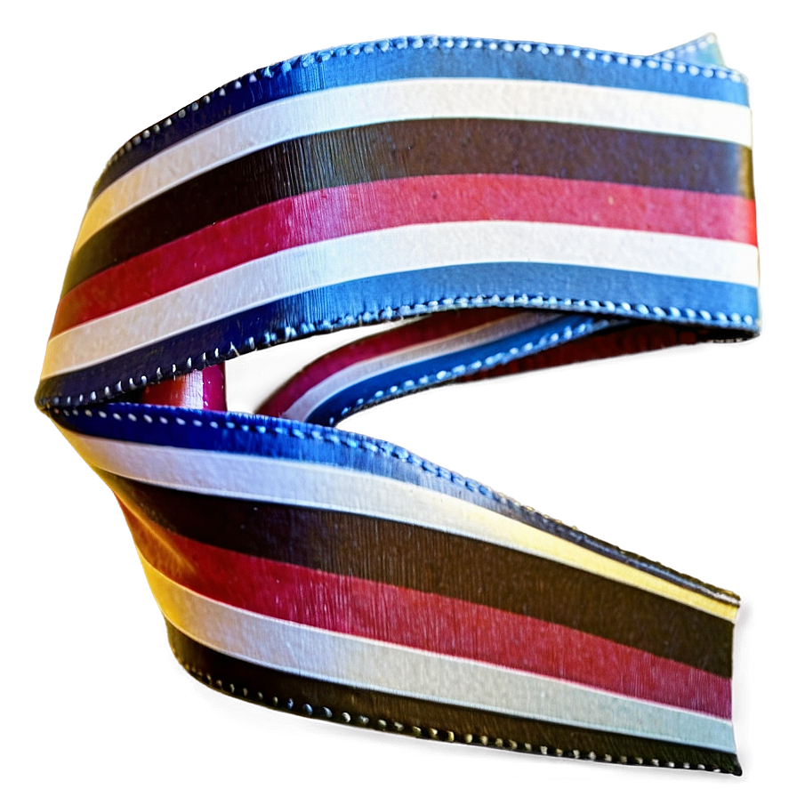 Striped Ribbon Png 06242024 PNG