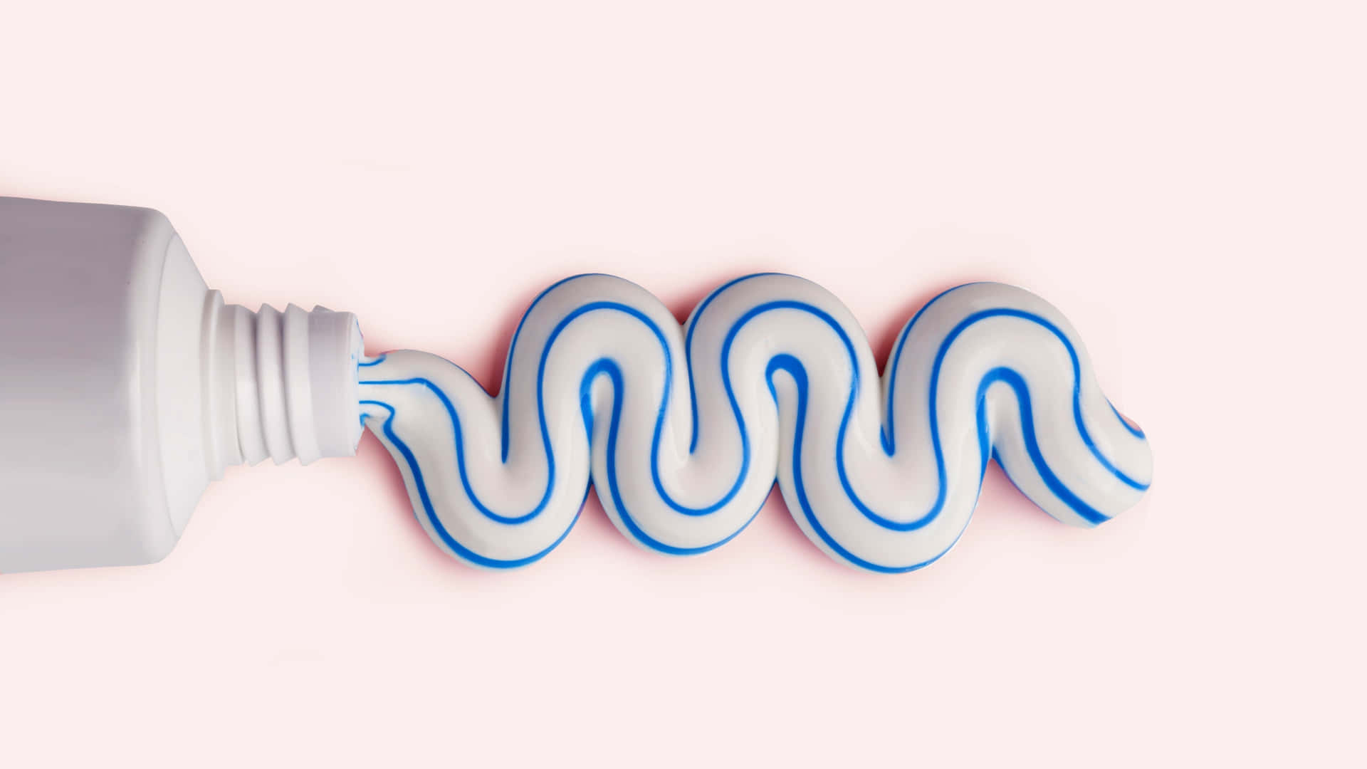 Striped Toothpaste Extrusion Wallpaper