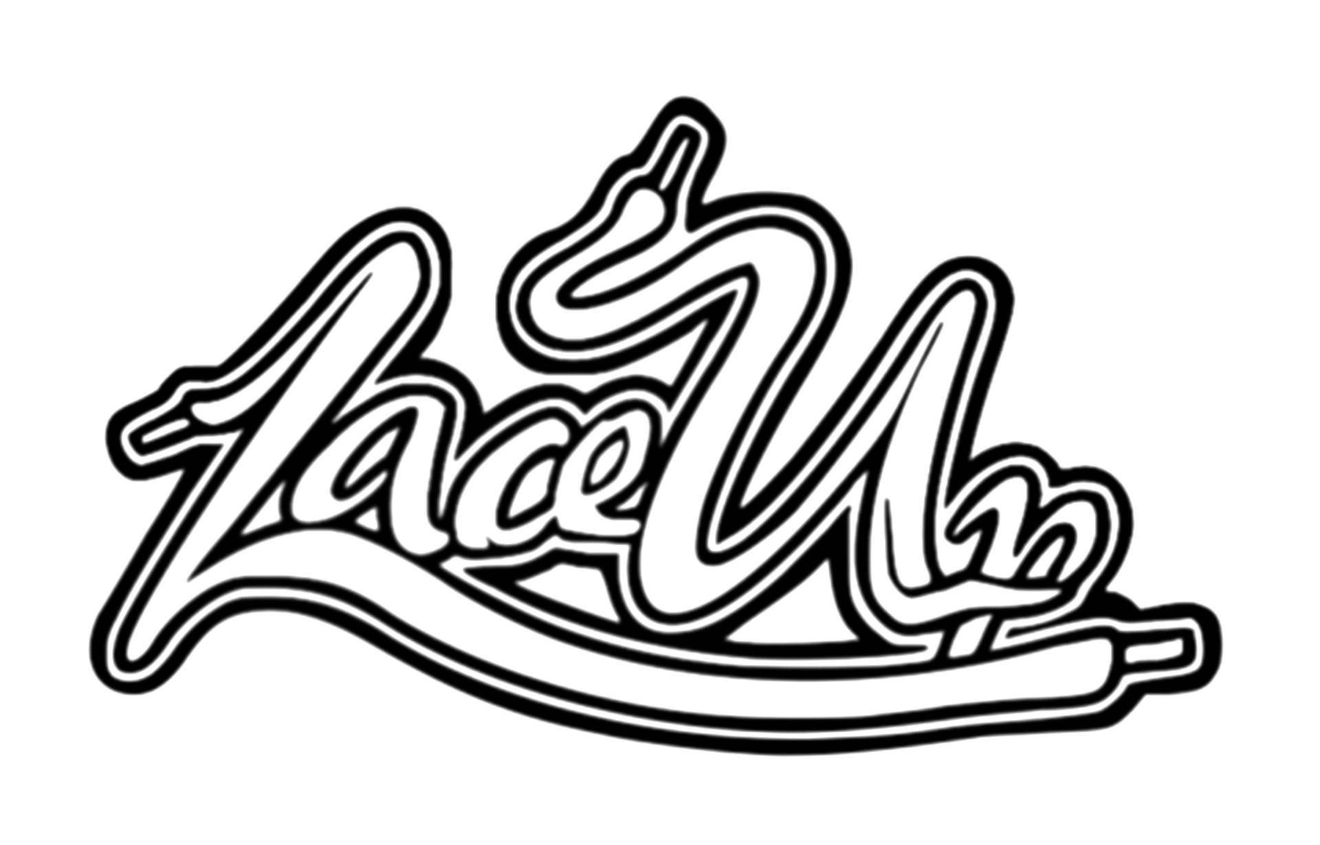Stroked Lace Up Logo