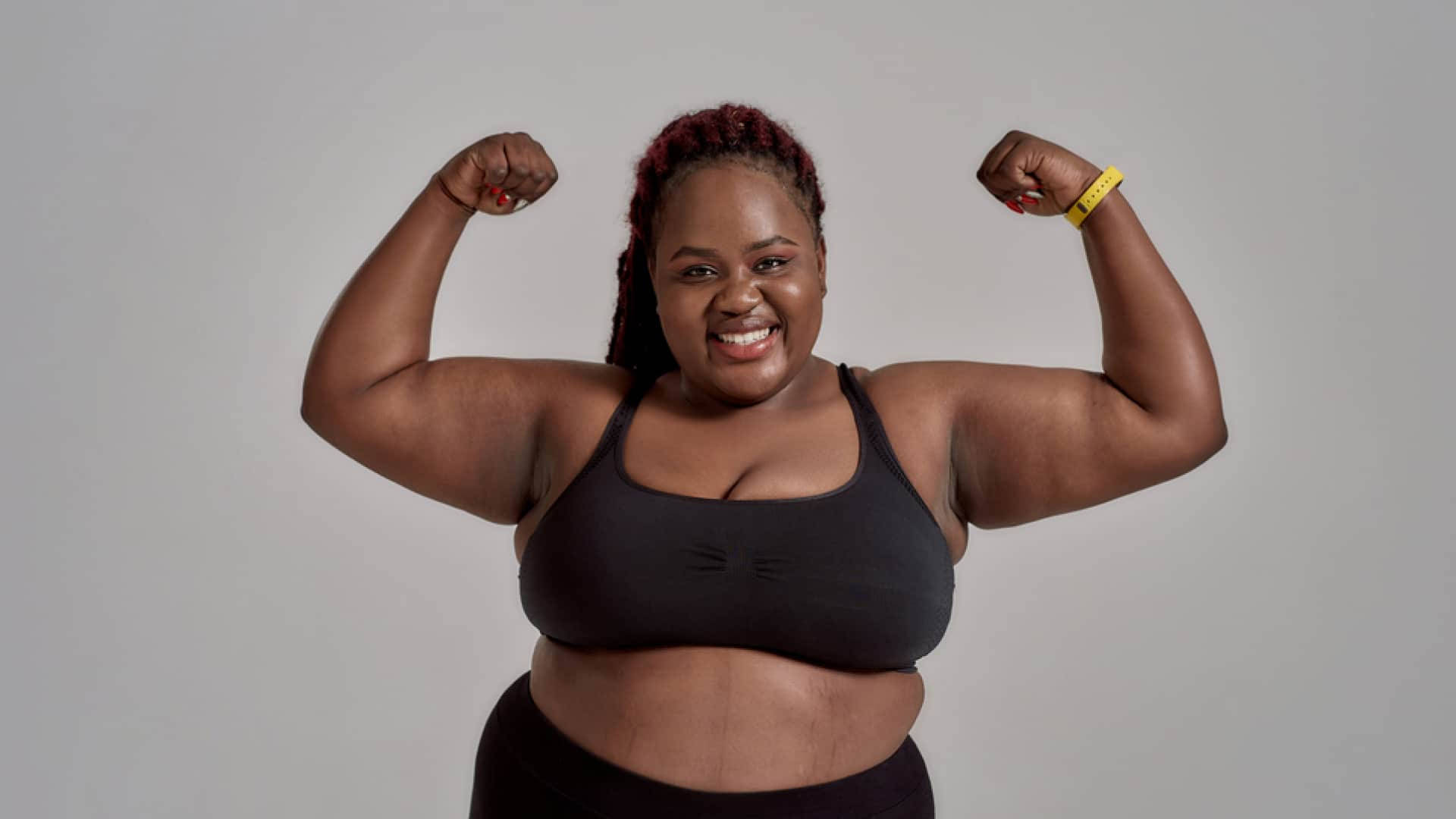 Strong Fat Black Woman Wallpaper