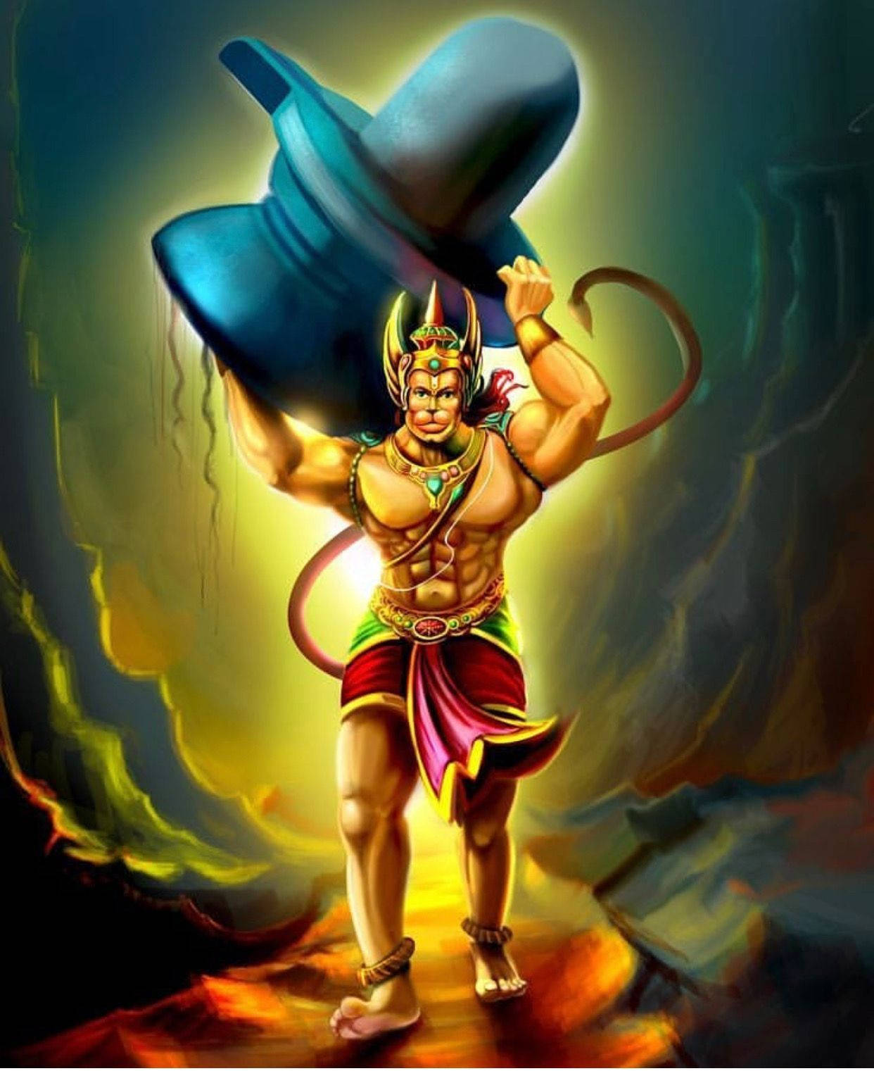 Strong Hanuman Art