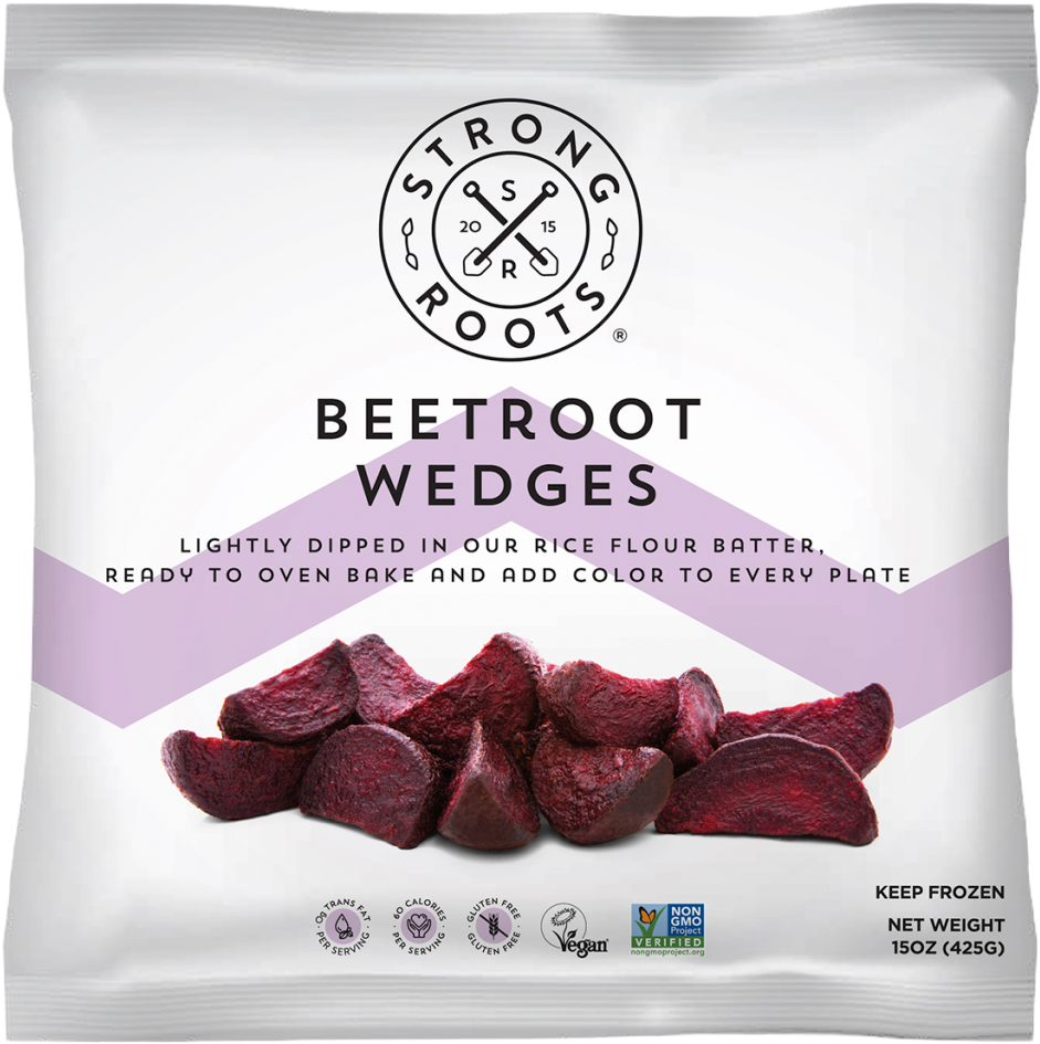 Strong Roots Beetroot Wedges Package PNG