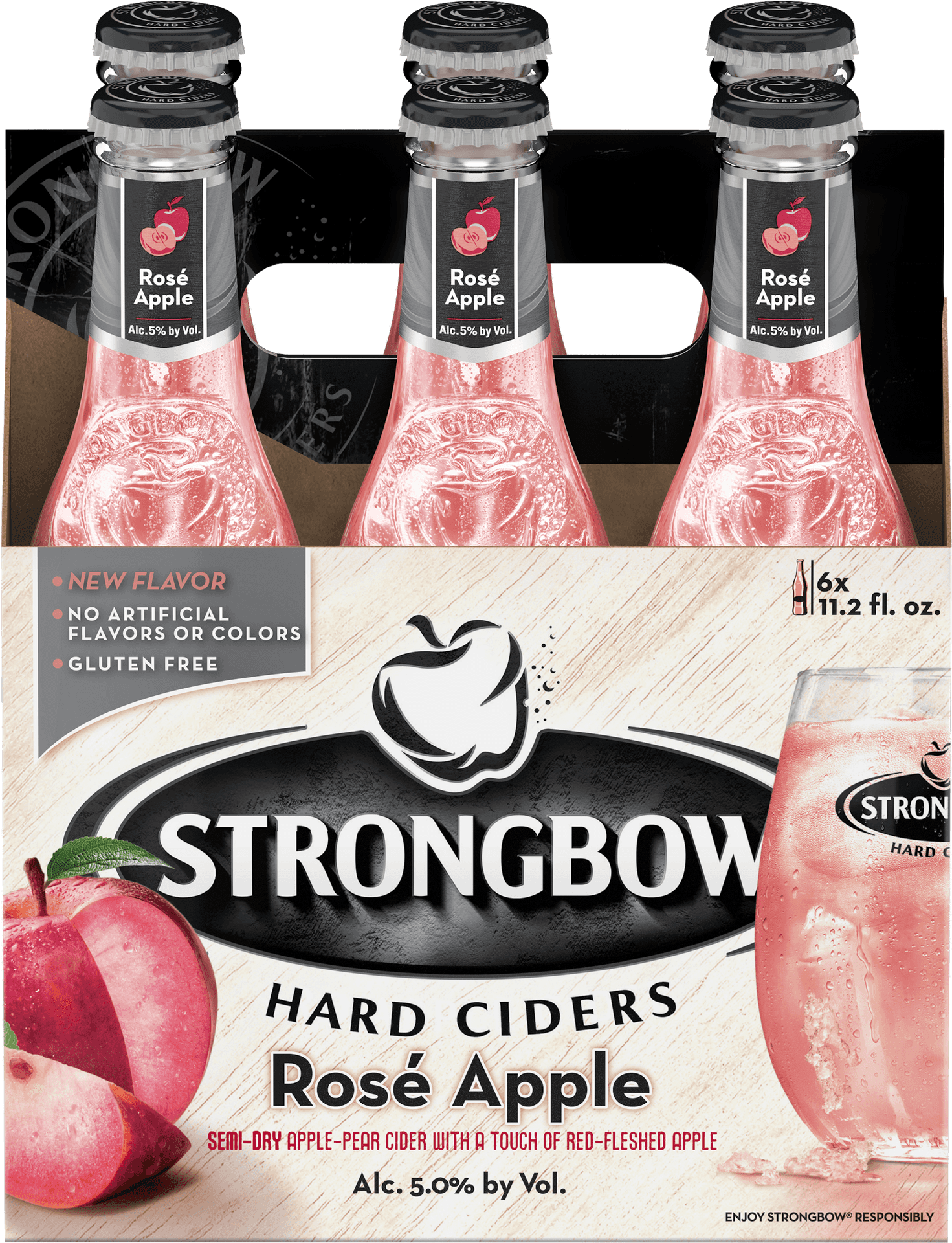 Strongbow Rose Apple Cider Packaging PNG