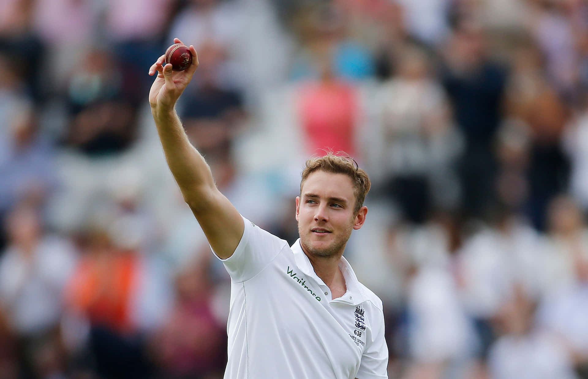 Stuart Broad With A Gracious Smile Wallpaper