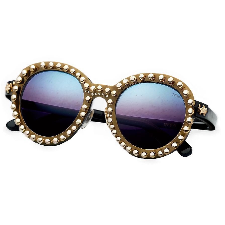 Studded Sunglasses Luxury Png 04292024 PNG