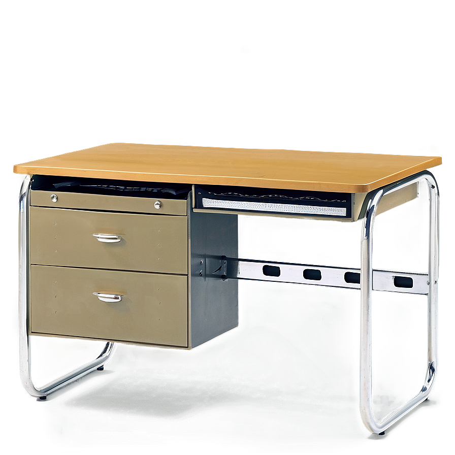 Student Desk With Drawers Png 22 PNG