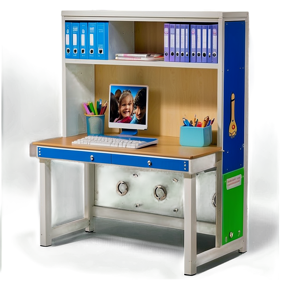 Student Desk With Hutch Png 67 PNG