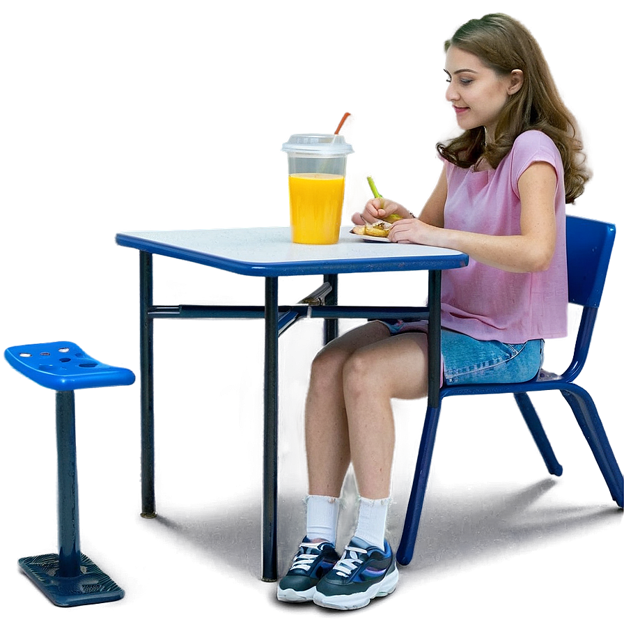 Student In Cafeteria Png Pea32 PNG