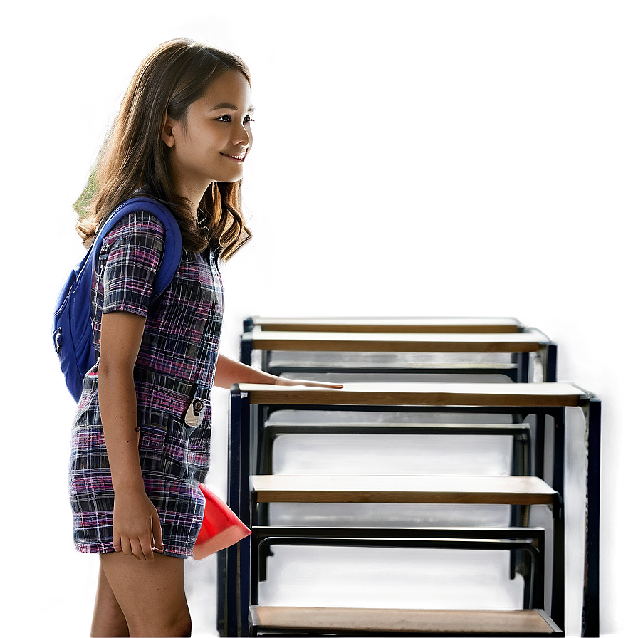 Student In Classroom Png Wkc PNG