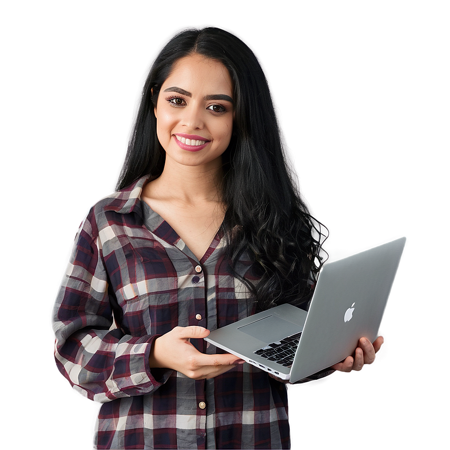 Student With Laptop Png 52 PNG