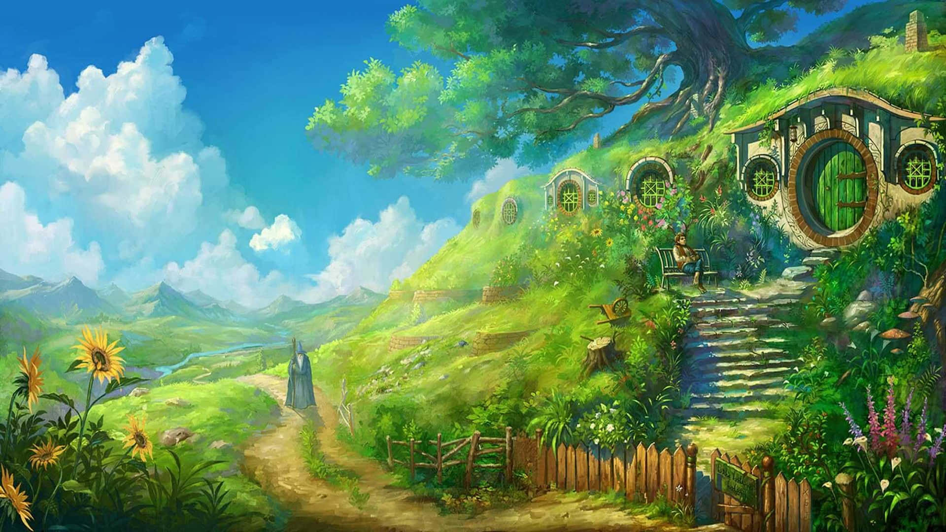 Enchanting Forest in Studio Ghibli Universe