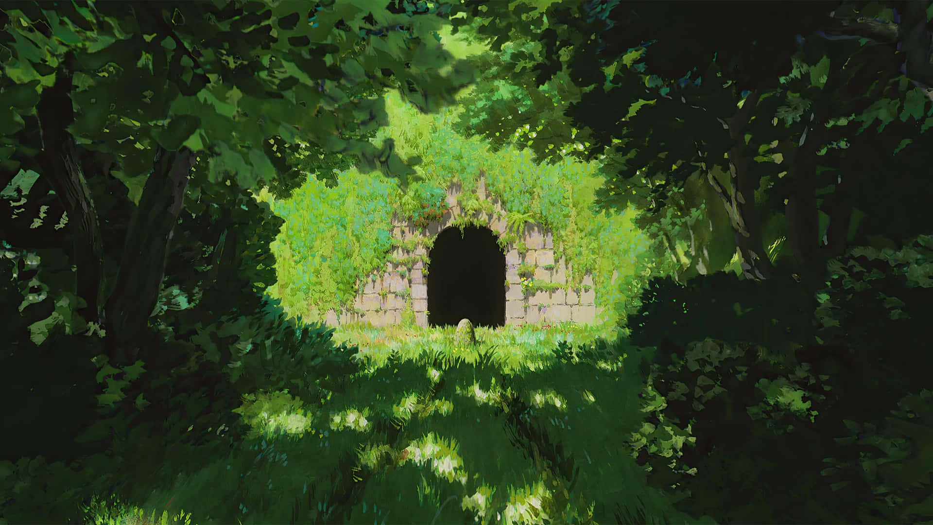 Genießensie Eine Studio Ghibli Ästhetik Auf Ihrem Desktop. Wallpaper