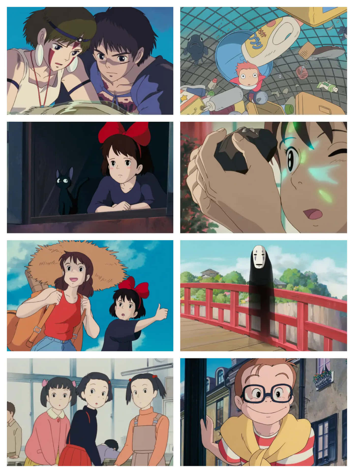 Studio Ghibli Collage Wallpaper