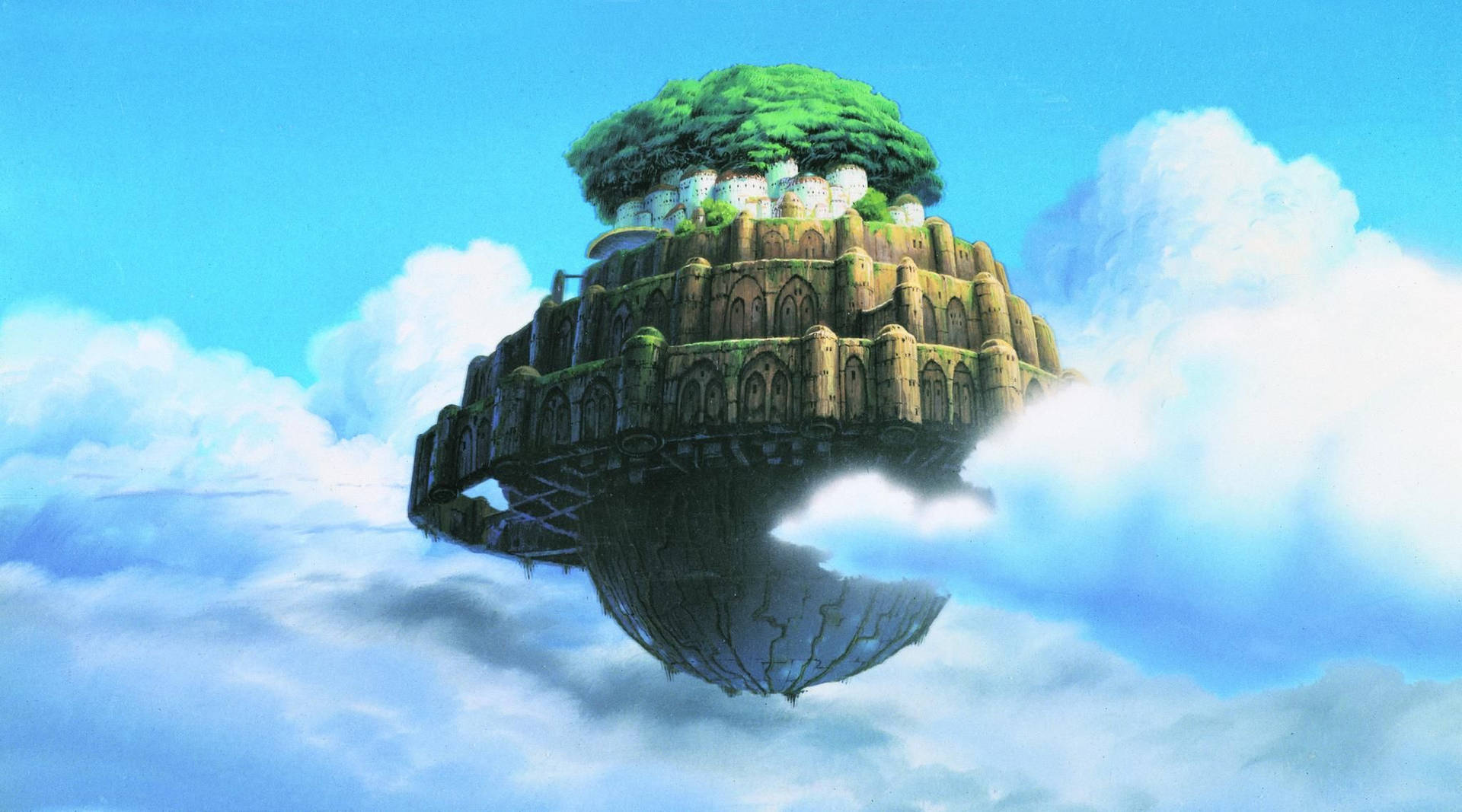 Studio Ghibli Desktop Laputa Castle Wallpaper