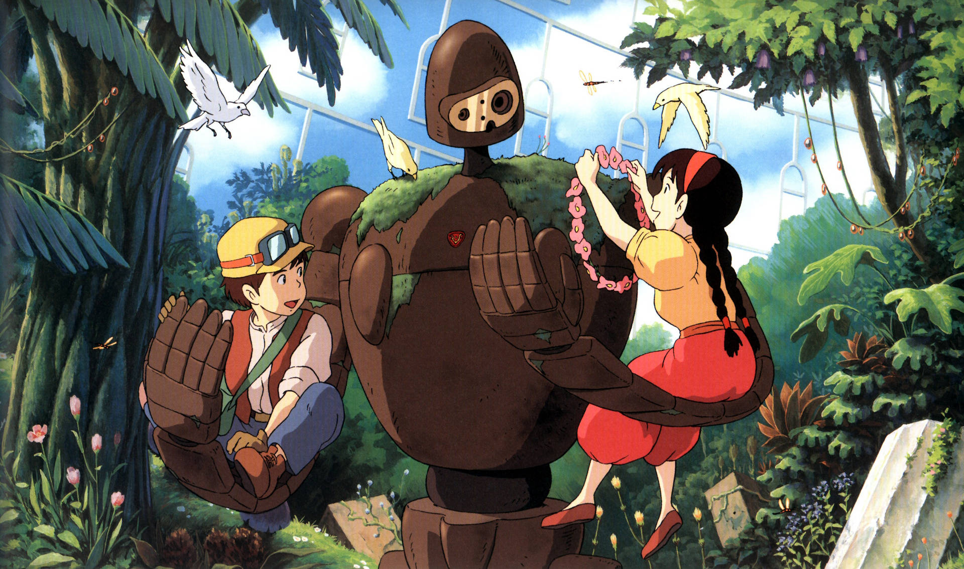Studio Ghibli Desktop Laputan Robot Wallpaper