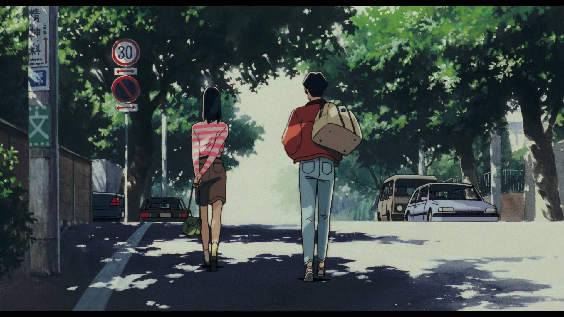 Studio Ghibli Desktop Road Walk Wallpaper