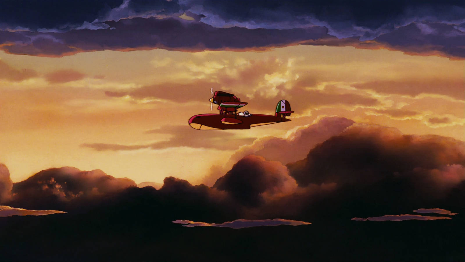 Studio Ghibli Desktop Sea Plane Wallpaper