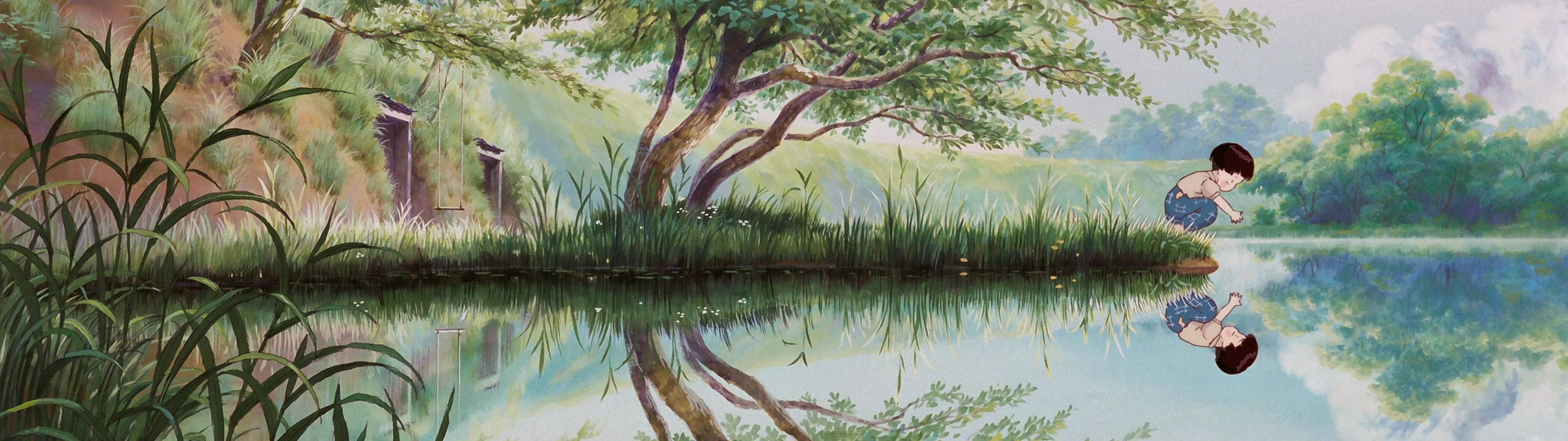 Studio Ghibli Desktop Setsuko Lake Wallpaper