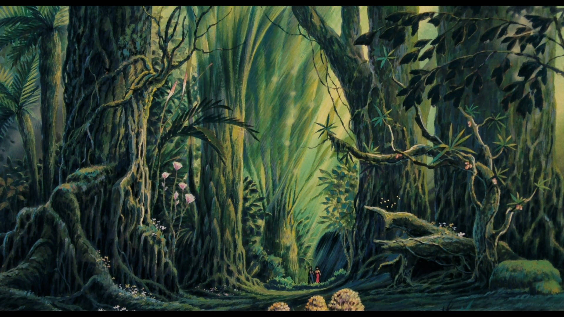 Studio Ghibli Desktop Sky Forest Wallpaper