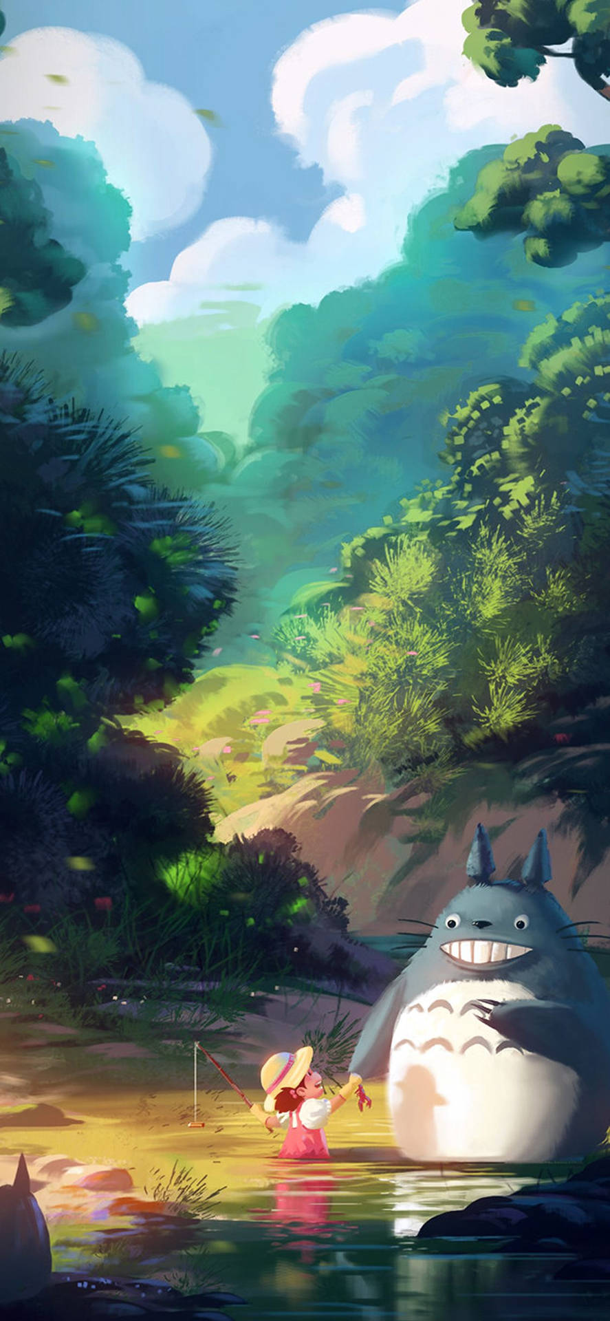 Studio Ghibli Iphone My Neighbor Totoro Background