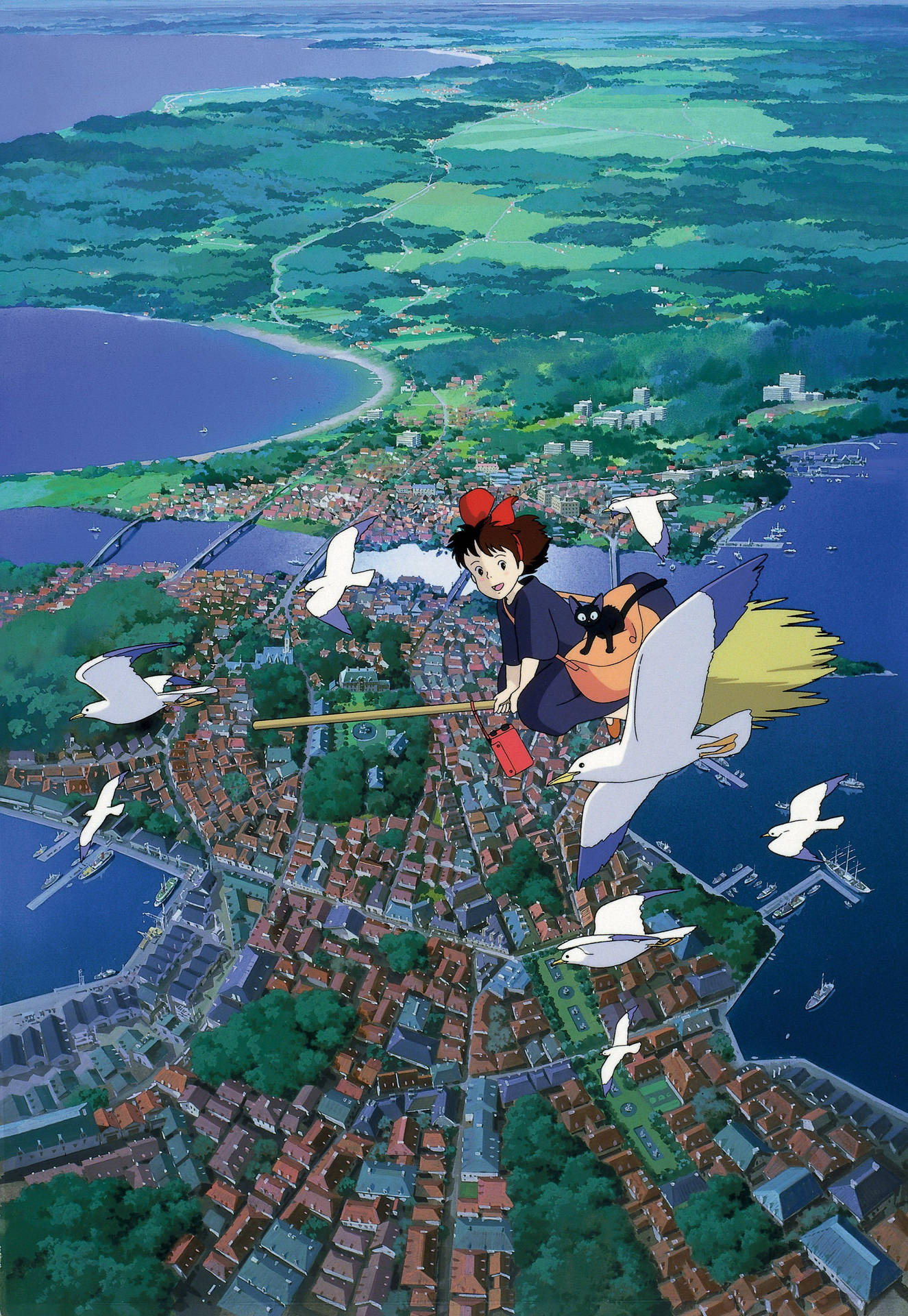 Studio Ghibli Iphone Kiki's Delivery Service Background