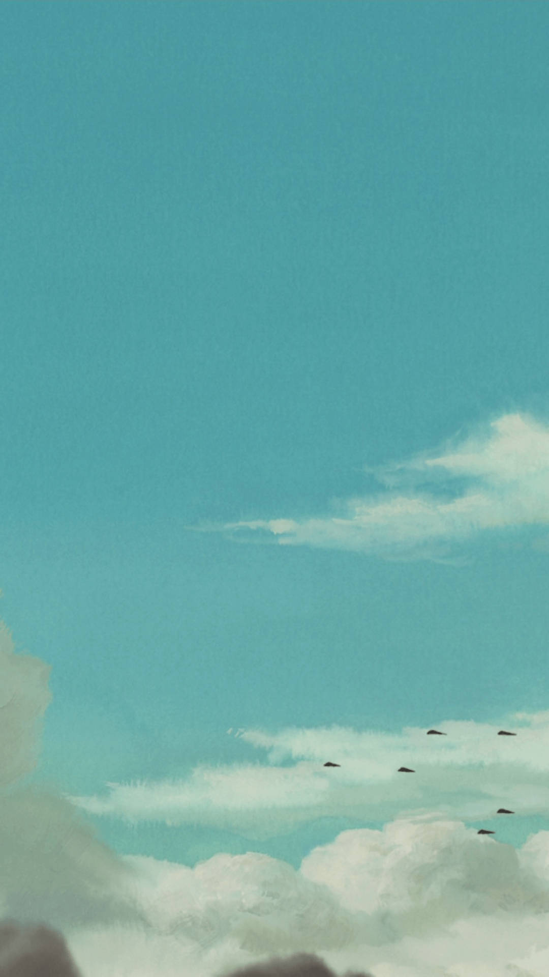 Nyd skønheden af Studio Ghibli på din iPhone. Wallpaper