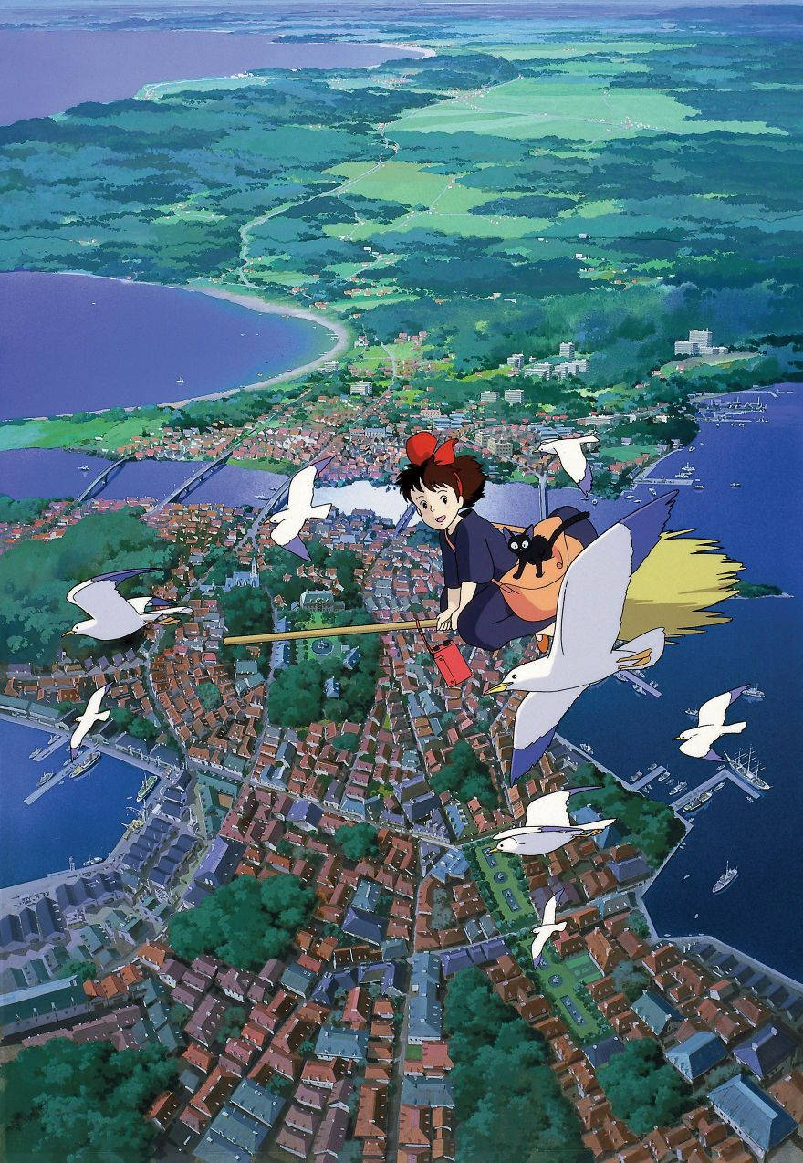 Studio Ghibli Kiki Phone Background