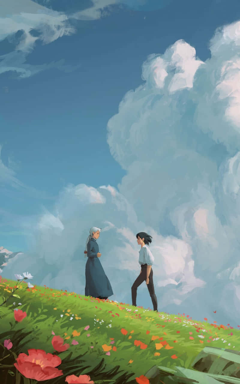 "bringing Your Fantasies To Life With A Studio Ghibli Phone!" Wallpaper