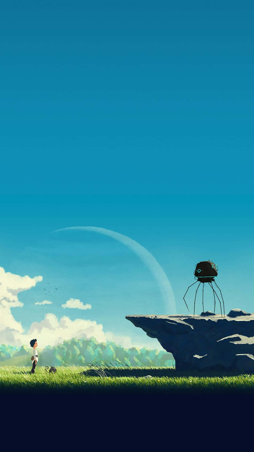 Obténahora El Exclusivo Teléfono Studio Ghibli Y Experimenta La Belleza De La Animación Clásica Como Nunca Antes. Fondo de pantalla